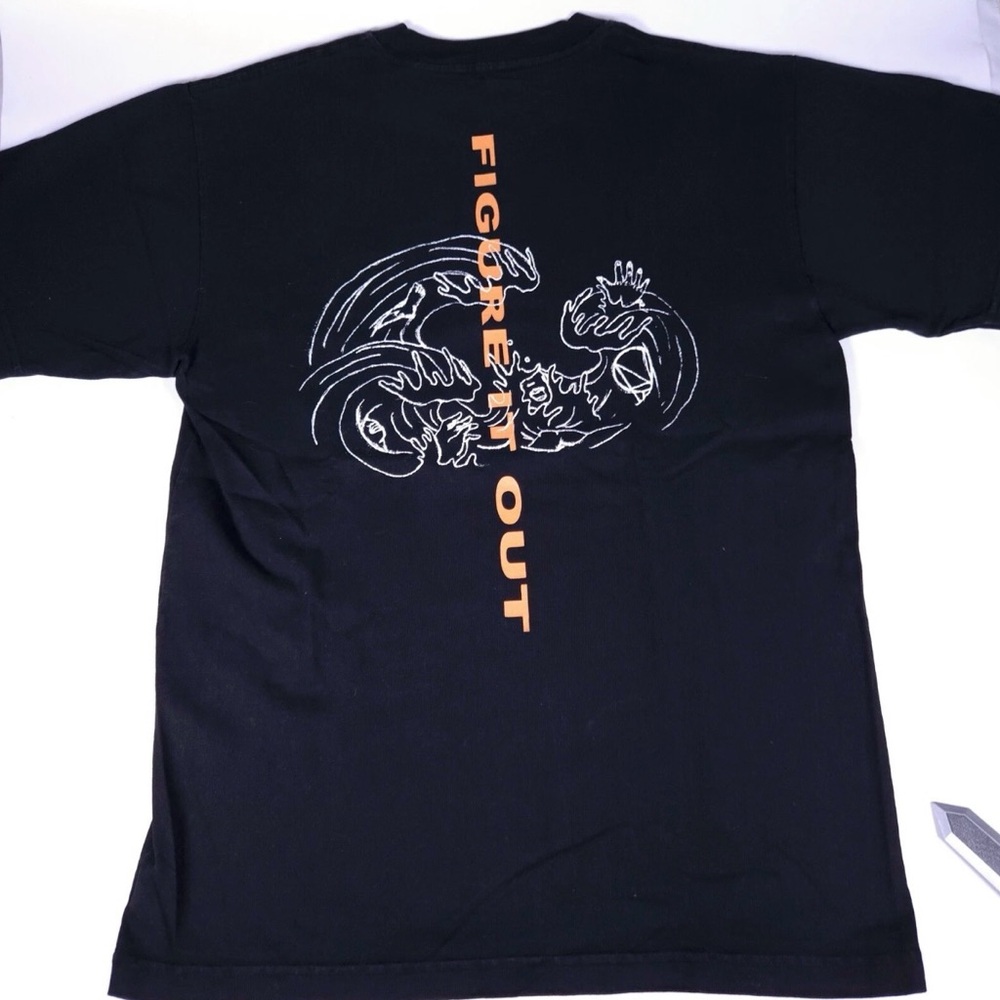Rare OWSLA Skrillex "figure it out"  black t shirt size Small